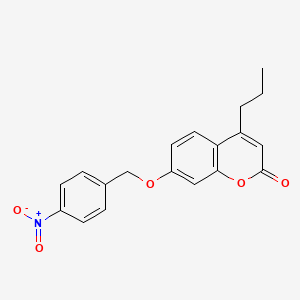 7-((4-nitrobenzyl)oxy)-4-propyl-2H-chromen-2-one