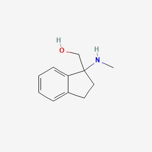 [1-(methylamino)-2,3-dihydro-1H-inden-1-yl]methanol