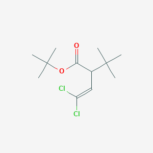 molecular formula C12H20Cl2O2 B2853130 Tert-butyl 2-tert-butyl-4,4-dichlorobut-3-enoate CAS No. 521061-73-4