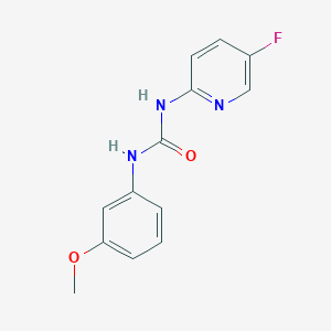 molecular formula C13H12FN3O2 B2853169 3-(5-Fluoropyridin-2-yl)-1-(3-methoxyphenyl)urea CAS No. 2327521-03-7