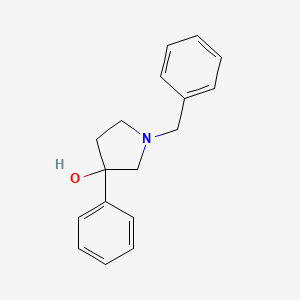molecular formula C17H19NO B2853250 1-Benzyl-3-phenylpyrrolidin-3-ol CAS No. 23771-98-4