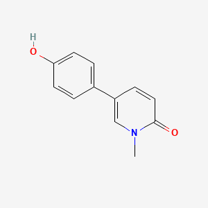 B2853380 5-(4-Hydroxyphenyl)-1-methylpyridin-2(1H)-one CAS No. 945980-21-2