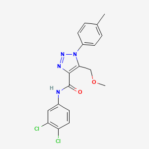 N-(3,4-dichlorophenyl)-5-(methoxymethyl)-1-(4-methylphenyl)-1H-1,2,3-triazole-4-carboxamide