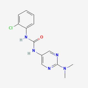 1-(2-Chlorophenyl)-3-(2-(dimethylamino)pyrimidin-5-yl)urea