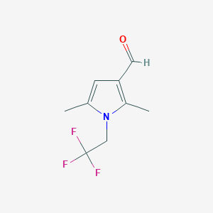 2,5-Dimethyl-1-(2,2,2-trifluoroethyl)pyrrole-3-carbaldehyde