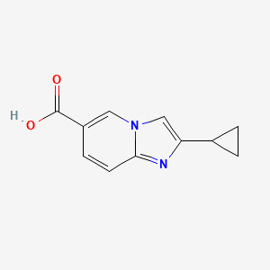 2-Cyclopropylimidazo[1,2-a]pyridine-6-carboxylic acid