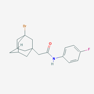 2-(3-bromoadamantan-1-yl)-N-(4-fluorophenyl)acetamide