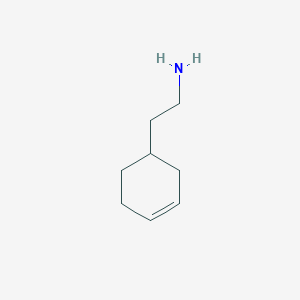 molecular formula C8H15N B2853482 2-(Cyclohex-3-en-1-yl)ethan-1-amine CAS No. 40496-65-9