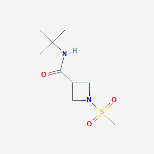 N-(tert-butyl)-1-(methylsulfonyl)azetidine-3-carboxamide