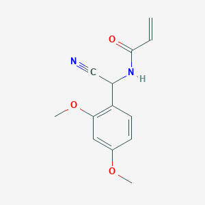 N-[Cyano-(2,4-dimethoxyphenyl)methyl]prop-2-enamide