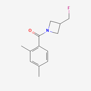 molecular formula C13H16FNO B2853525 (2,4-Dimethylphenyl)(3-(fluoromethyl)azetidin-1-yl)methanone CAS No. 2034606-45-4