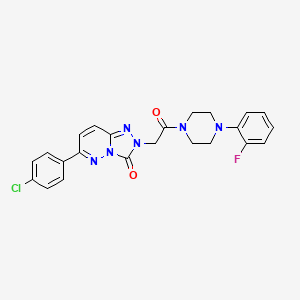 N-(2-ethylphenyl)-4-[5-(pyrrolidin-1-ylcarbonyl)-1,3,4-oxadiazol-2-yl]thiophene-2-sulfonamide