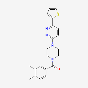 3-[4-(3,4-Dimethylbenzoyl)piperazin-1-yl]-6-(2-thienyl)pyridazine