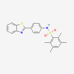 N-(2-methoxy-5-methylphenyl)-3,5-dimethyl-1-(6-phenylpyridazin-3-yl)-1H-pyrazole-4-sulfonamide