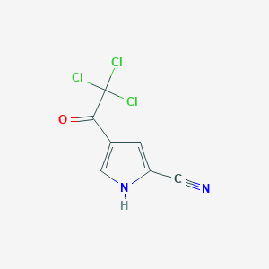 4-(trichloroacetyl)-1H-pyrrole-2-carbonitrile