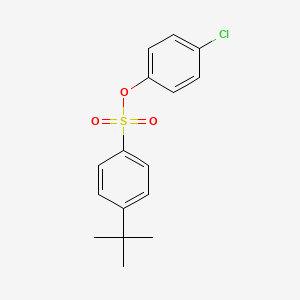 molecular formula C16H17ClO3S B2853645 4-Chlorophenyl 4-tert-butylbenzenesulfonate CAS No. 791796-72-0