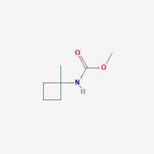 molecular formula C7H13NO2 B2853654 methyl N-(1-methylcyclobutyl)carbamate CAS No. 1603511-13-2