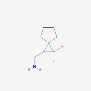 {2,2-Difluorospiro[2.4]heptan-1-yl}methanamine