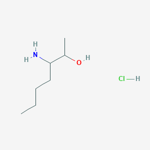 3-Aminoheptan-2-ol hydrochloride