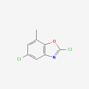 molecular formula C8H5Cl2NO B2853700 2,5-Dichloro-7-methyl-1,3-benzoxazole CAS No. 1181245-77-1