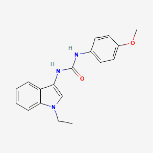 1-(1-ethyl-1H-indol-3-yl)-3-(4-methoxyphenyl)urea