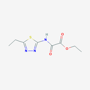 Ethyl [(5-ethyl-1,3,4-thiadiazol-2-yl)amino](oxo)acetate