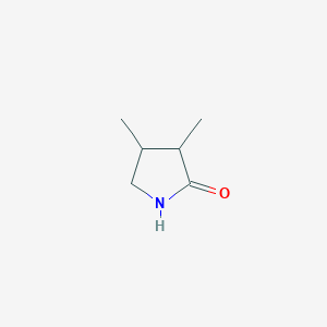 molecular formula C6H11NO B2853777 3,4-Dimethylpyrrolidin-2-one CAS No. 39585-10-9