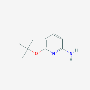 molecular formula C9H14N2O B2853811 6-(Tert-butoxy)pyridin-2-amine CAS No. 1446409-38-6