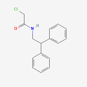 molecular formula C16H16ClNO B2853821 2-chloro-N-(2,2-diphenylethyl)acetamide CAS No. 90065-24-0
