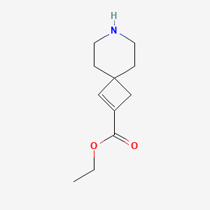 molecular formula C11H17NO2 B2853836 Ethyl 7-azaspiro[3.5]non-1-ene-2-carboxylate CAS No. 2287343-03-5