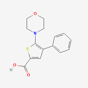 5-(Morpholin-4-yl)-4-phenylthiophene-2-carboxylic acid