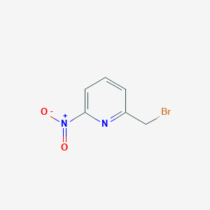 molecular formula C6H5BrN2O2 B2853966 2-(bromomethyl)-6-nitroPyridine CAS No. 83004-08-4