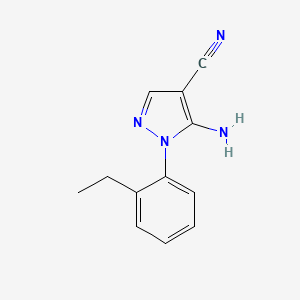 5-Amino-1-(2-ethylphenyl)-1H-pyrazole-4-carbonitrile
