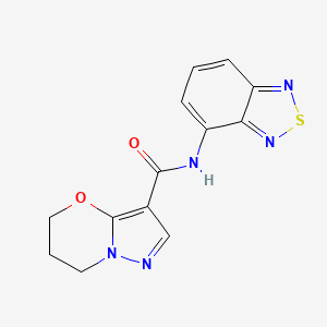 N-(benzo[c][1,2,5]thiadiazol-4-yl)-6,7-dihydro-5H-pyrazolo[5,1-b][1,3]oxazine-3-carboxamide