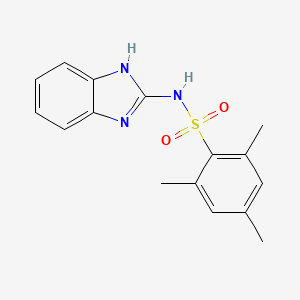 B2854112 N-(1H-benzo[d]imidazol-2-yl)-2,4,6-trimethylbenzenesulfonamide CAS No. 941913-12-8