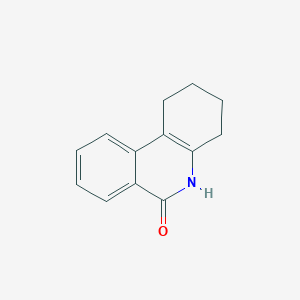 molecular formula C13H13NO B2854121 1,2,3,4,5,6-Hexahydrophenanthridin-6-one CAS No. 80031-06-7