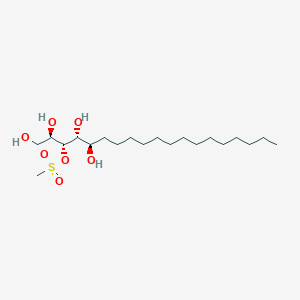 molecular formula C20H42O7S B028544 (2R,3R,4R,5R)-1,2,3,4,5-Nonadecanepentol 3-Methanesulfonate CAS No. 570414-11-8