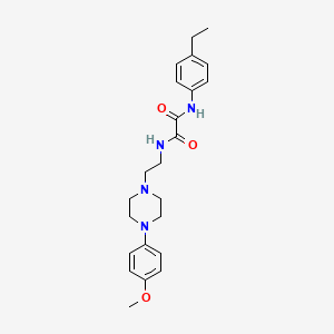 molecular formula C23H30N4O3 B2854444 N1-(4-ethylphenyl)-N2-(2-(4-(4-methoxyphenyl)piperazin-1-yl)ethyl)oxalamide CAS No. 1049418-06-5