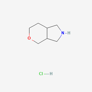 molecular formula C7H14ClNO B2854448 Octahydropyrano[3,4-c]pyrrole hydrochloride CAS No. 1909306-44-0