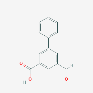 B2854521 3-Formyl-5-phenylbenzoic acid CAS No. 2171840-25-6; 222180-19-0