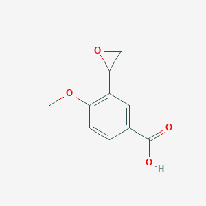 B2854540 4-Methoxy-3-(oxiran-2-yl)benzoic acid CAS No. 2248293-25-4