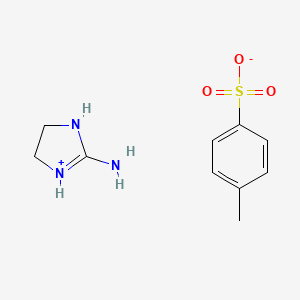 molecular formula C10H15N3O3S B2854566 2-Amino-4,5-dihydro-1H-imidazol-3-ium 4-methylbenzene-1-sulfonate CAS No. 64103-00-0