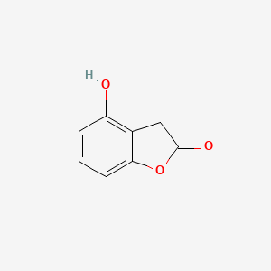 molecular formula C8H6O3 B2854606 4-hydroxybenzofuran-2(3H)-one CAS No. 2811-93-0