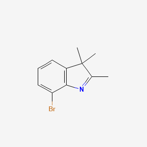 molecular formula C11H12BrN B2854669 7-bromo-2,3,3-trimethyl-3H-indole CAS No. 1701461-00-8