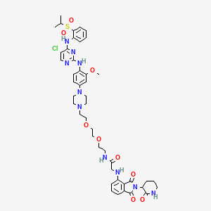 molecular formula C45H55ClN10O9S B2854692 TL13-22 CAS No. 2229036-65-9