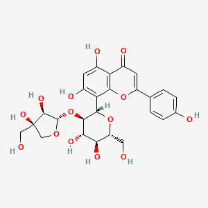 molecular formula C26H28O14 B2854718 Ficuflavoside CAS No. 1275615-11-6