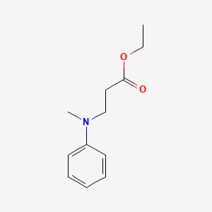 molecular formula C12H17NO2 B2854727 ETHYL 3-[METHYL(PHENYL)AMINO]PROPANOATE CAS No. 2003-76-1
