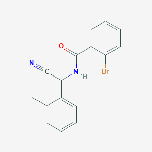 2-Bromo-N-[cyano-(2-methylphenyl)methyl]benzamide