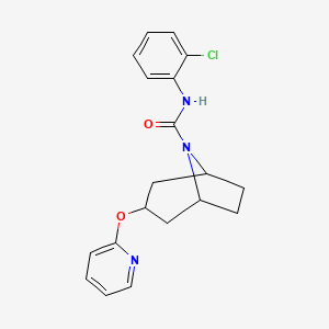 (1R,3s,5S)-N-(2-chlorophenyl)-3-(pyridin-2-yloxy)-8-azabicyclo[3.2.1]octane-8-carboxamide
