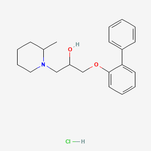 1-([1,1'-Biphenyl]-2-yloxy)-3-(2-methylpiperidin-1-yl)propan-2-ol hydrochloride